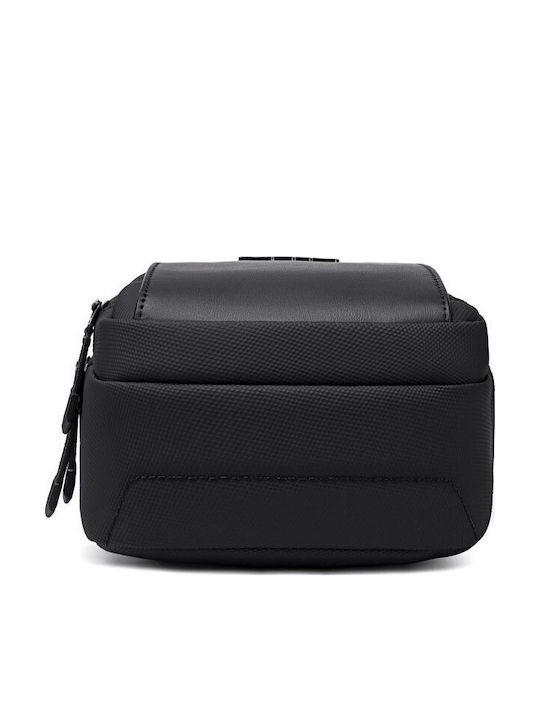 Herren Schulter / Crossbody Tasche Grau