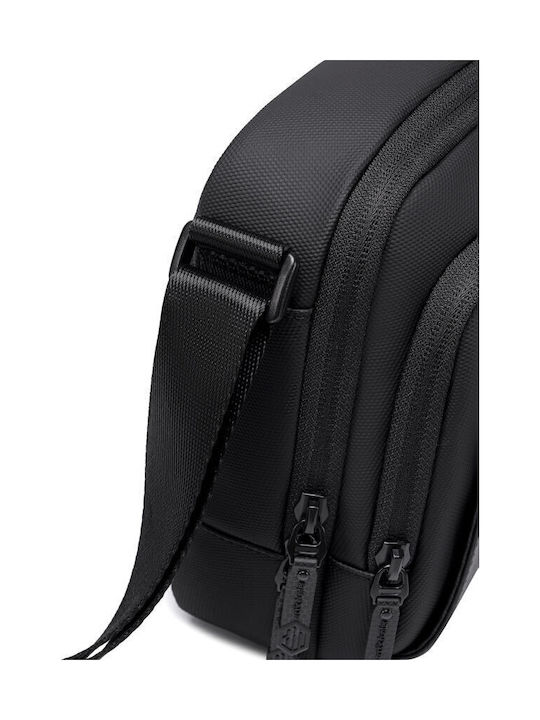 Herren Schulter / Crossbody Tasche Grau