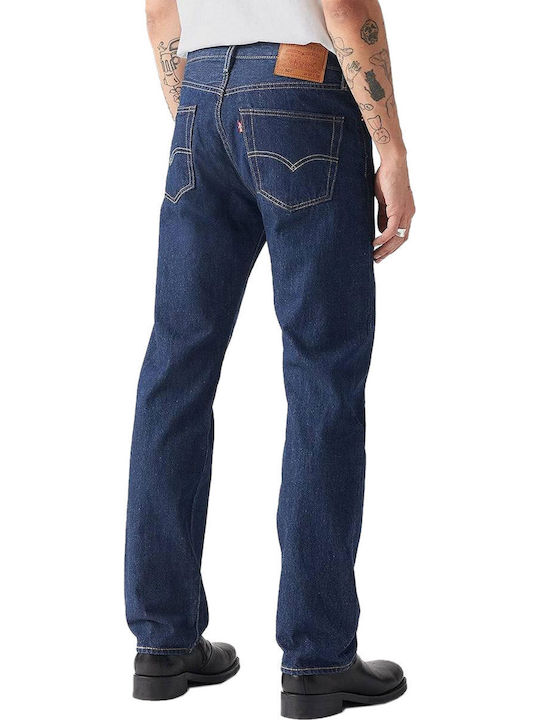 Levi's 501 Ανδρικό Παντελόνι Τζιν Regular Fit Straight Dark Indigo