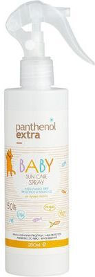 Panthenol Extra Melon Scent SPF50 Αδιάβροχο Βρεφικό Αντηλιακό Spray για Πρόσωπο & Σώμα 250ml