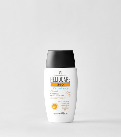 Cantabria labs Heliocare 360º Kinder Sonnenschutzmittel Mineral mit Natürlichen Filtern SPF50+ 50ml