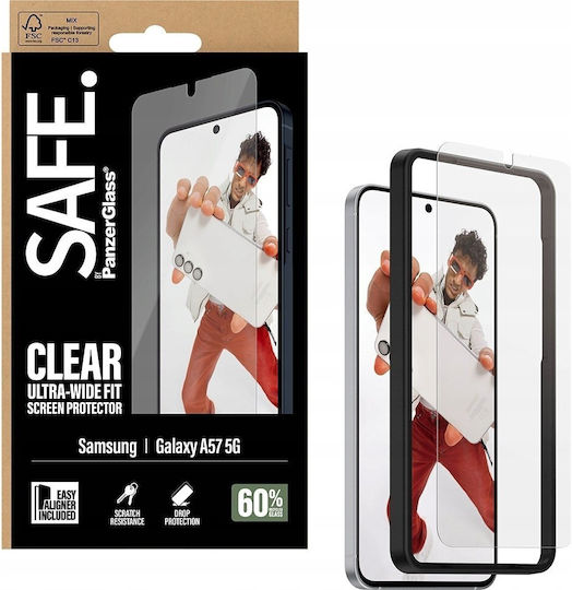 Panzerglass Panzerglass Safe Screen Protector Samsung Galaxy A57 Ultra-wide Fit Easyaligner