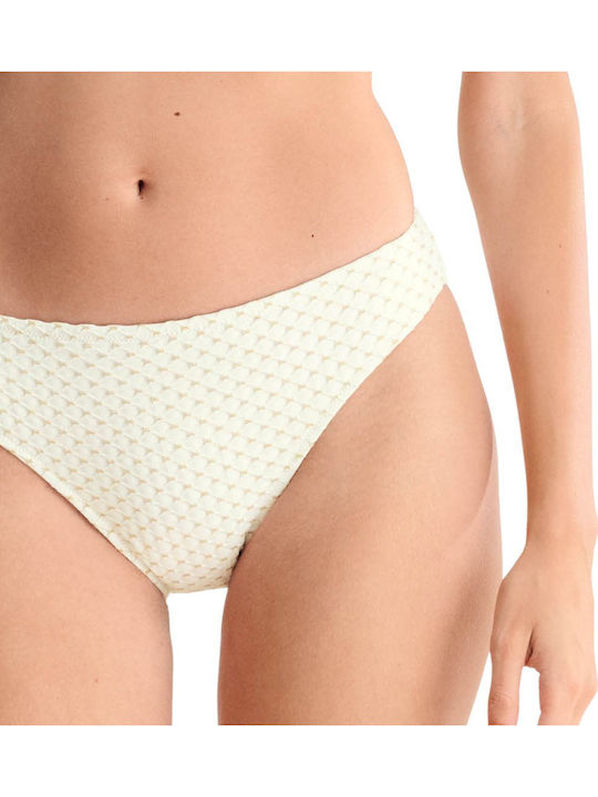 Bikinihosen Slip Weiß
