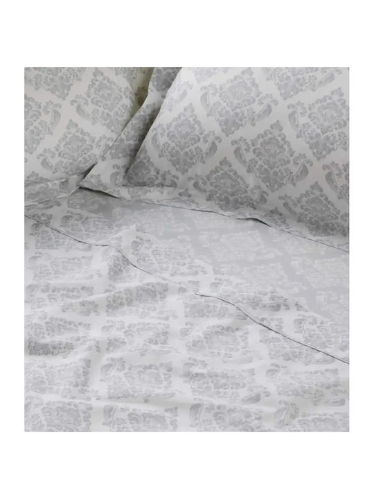 Das Home Daily Set Bed Sheets Super Double 240x260cm Ecru (4pcs)