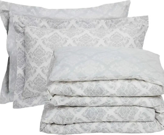 Das Home Daily Комплект Чаршафи Кралица 240x260см Екрю 4 Броя