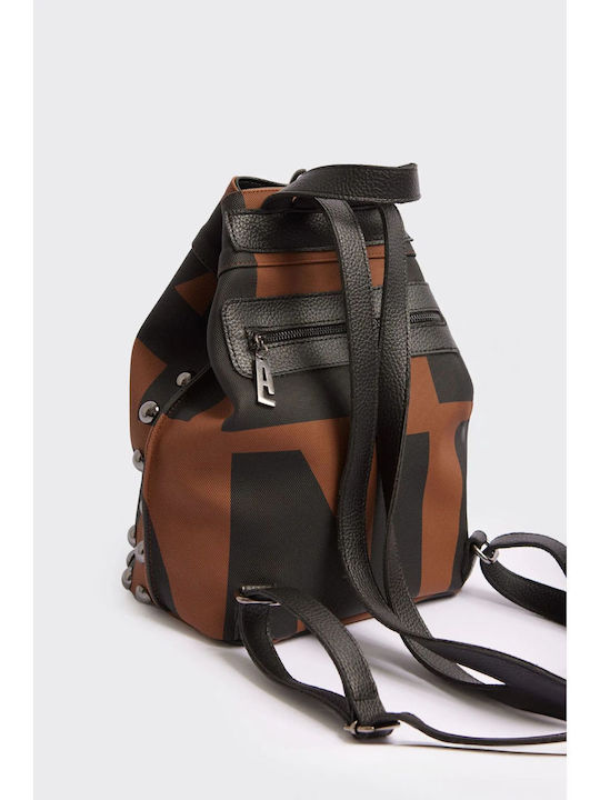 N’ Metal Ea Logo Women's Backpack Brown