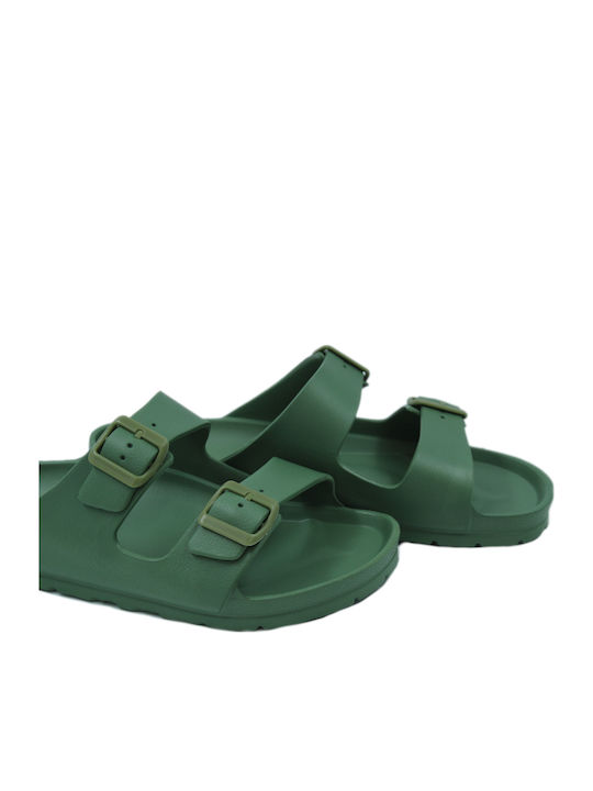 Men's Sandals in Green Colour