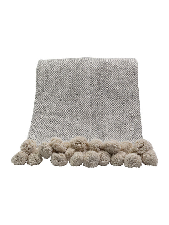 InTheBox Kitten Armchair Throw 130x170cm Gray