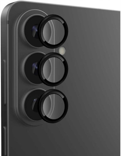 Tempered Glass Samsung Galaxy A57 A37 Spacecase Camera Ring Αντιχαρακτικό Γυαλί Προστασίας Φακό Κάμερας Πλαίσιο Αλουμινίου Black 5905719140540