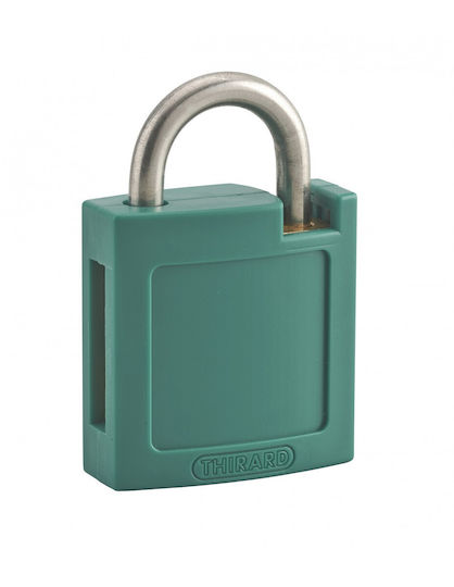 Plastic Padlock Cover Lockout Mach3 40 mm Green Thirard 00084717