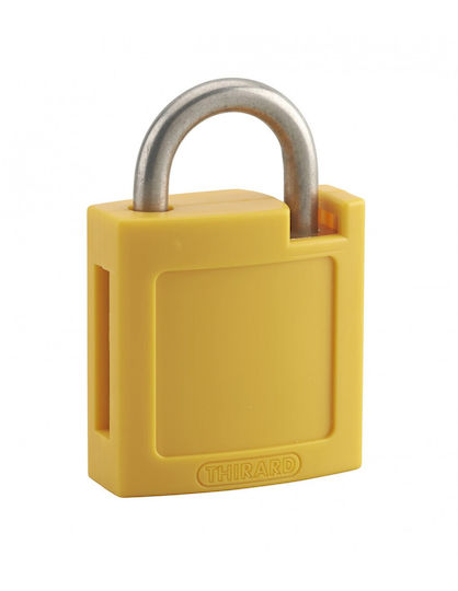 Plastic Padlock Cover Lockout Mach3 40 mm Yellow Thirard 00084716