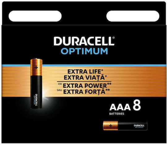 Duracell Alkaline Battery AAA LR03 1.5V 8 Pcs
