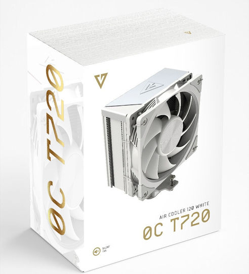 Modecom Volcano 0C T720 CPU Cooler for Socket AM4 AM5 1200 1700 White