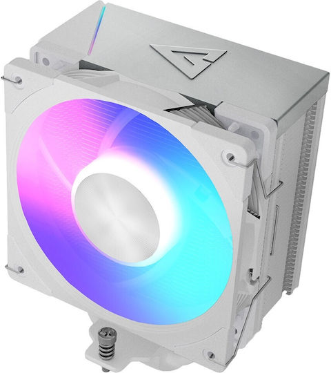 Modecom Volcano 0C T721 CPU Cooler for Socket AM4/AM5/1200/1700 with ARGB Lighting White