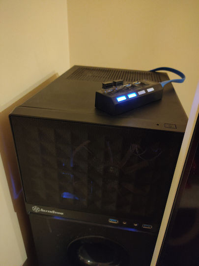 Silverstone Sugo SG13B Mini Tower Carcasă PC Neagră