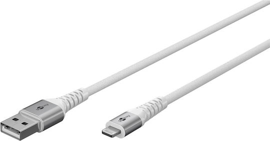 Goobay Braided USB-C to Lightning Cable 60W White 2m (74512)