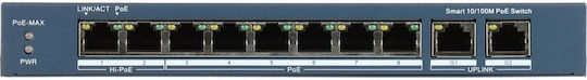 Hikvision DS-3E1310HP-EI(B) Managed L2 PoE++ Switch με 8 Θύρες Ethernet