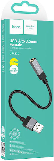 Hoco Converter USB-A Male to 3.5mm Male 1 Piece HOC-650946