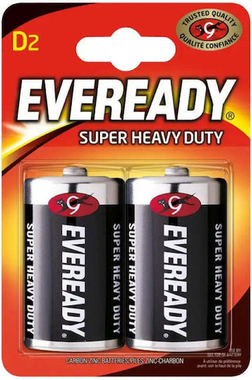 Zinc Batteries Eveready Shd D Bp2 Energizer