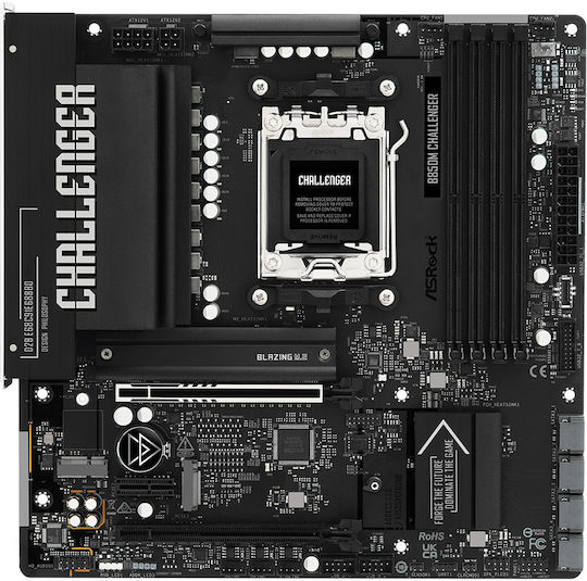 ASRock B850M Challenger Motherboard Micro ATX with AMD AM5 Socket 90-MXBU30-A0UAYZ