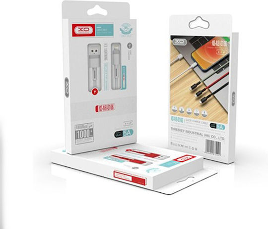 XO Редовен USB 2.0 към micro USB кабел Черен 1m XO-875528 1 брой