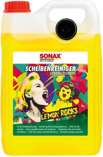 Течност За Измиване На Автомобилни Стъкла Лятна 5л Sonax Lemon Rocks