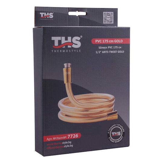 Shower Hose Ths Thermostyle Anti-twist Gold
