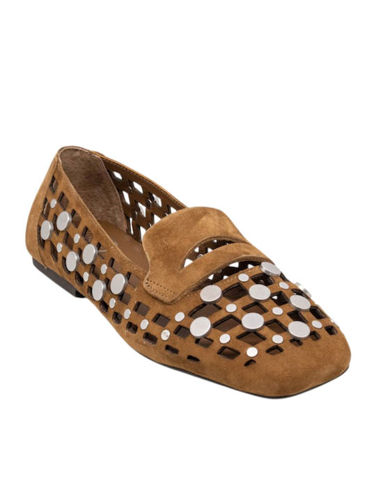 Ash Bali03 Women's Moccasins in Brown Colour