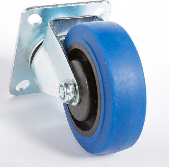 Industrie Drehende Räder Schwerer Typ 100mm 75kg Blau Ohne Bremse