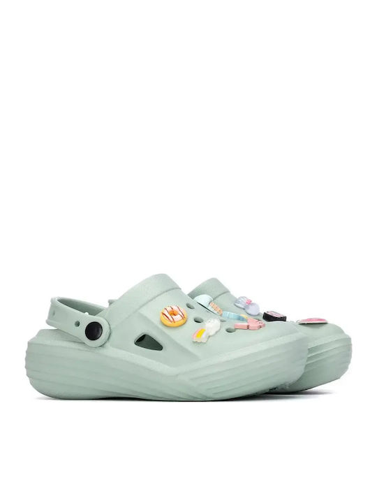 Kids Beach Clogs Green