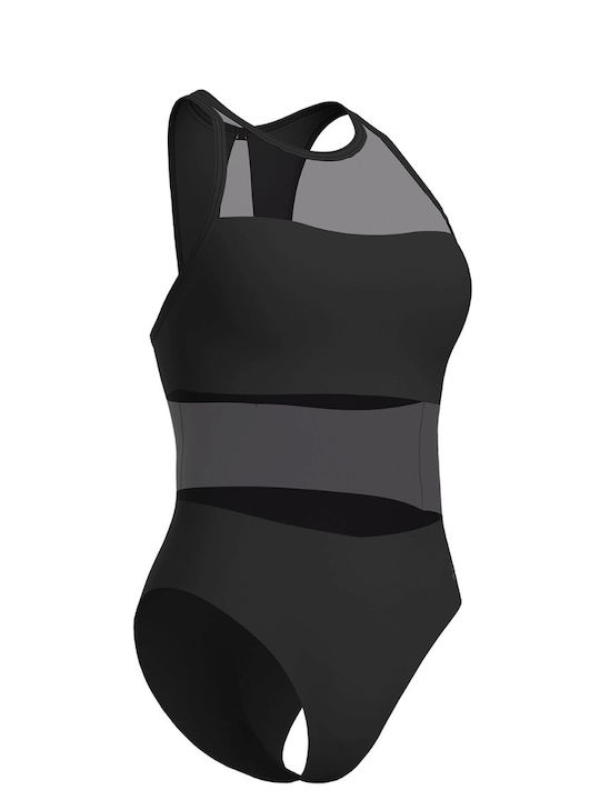 Back Αθλητικό Ολόσωμο Μαγιό Black