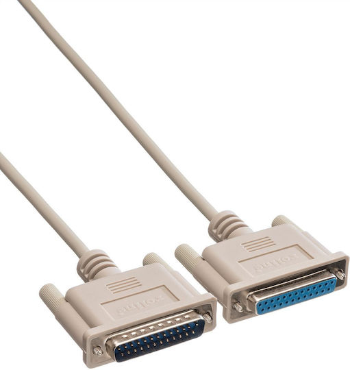 Roline Cable RS232 25-pin male to RS232 25-pin female 1.8m (11.01.3618) 1pcs