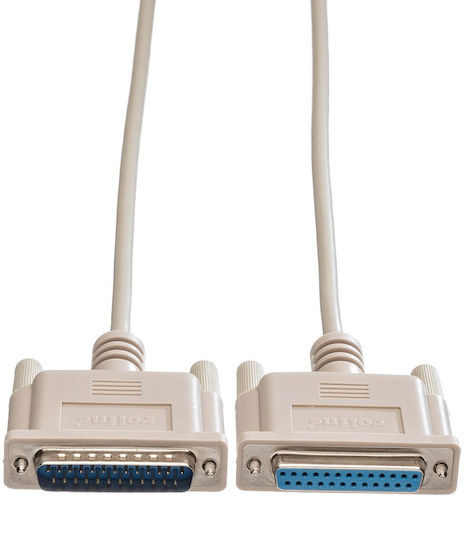 Roline Cable RS232 25-pin male to RS232 25-pin female 1.8m (11.01.3618) 1pcs