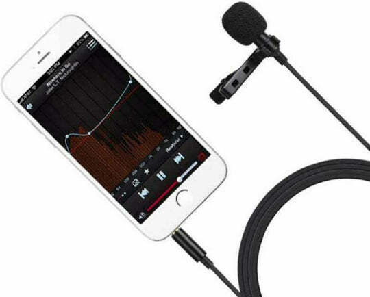 KM-008 Condensator (Diafragmă Mică) Microfon 3.5mm Πέτου, Clip On pentru Vocale