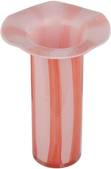 Butlers Dekorative Vase Glas Glory Rosa Y30cm