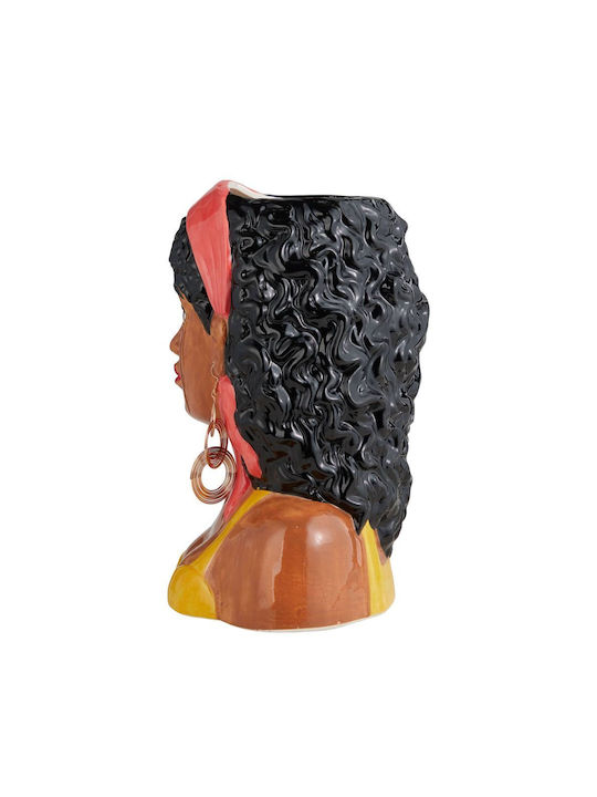 Butlers Vază Decorativă Ceramică Paola Galbenă 16x22xÎnălțime 26cm