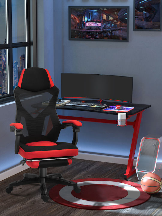 Vinsetto 921-233 Καρέκλα Gaming με Υποπόδιο Μαύρη