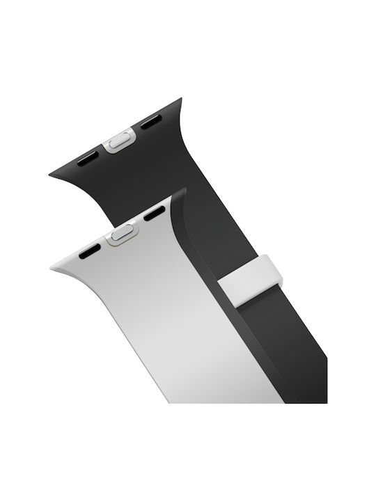 Watch Strap Uniq Revix Iv Premium Apple Watch 49 46 45 44mm Edition Reversible Magnetic Strap Gray-Black