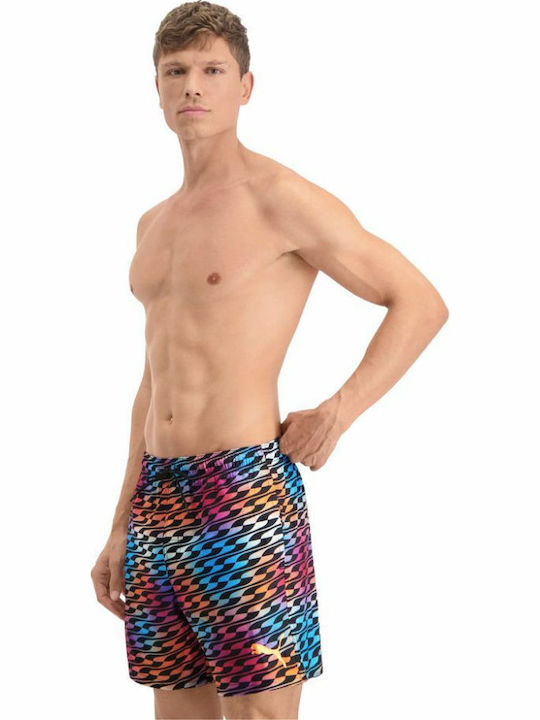 Water Shorts Black Multico Combo Ανδρικό Μαγιό Σορτς Πολύχρωμο με Σχέδια