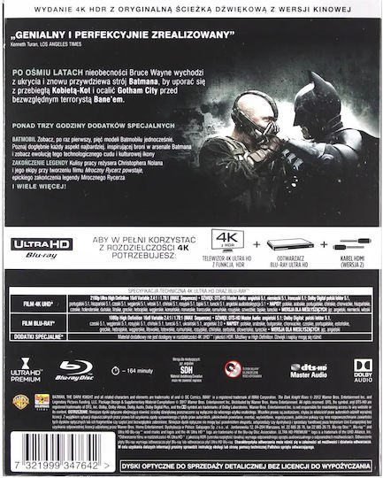 Dark Knight Rises 4k Blu-ray Disc