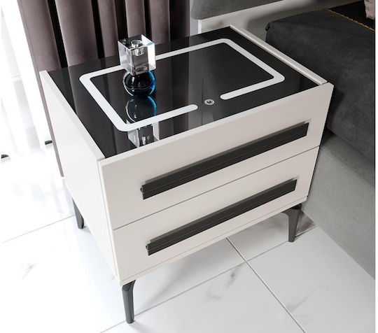 Stewehome Спален Комплект 5 Бройки Сив Модерен И Елегантен Дизайн 160x200см