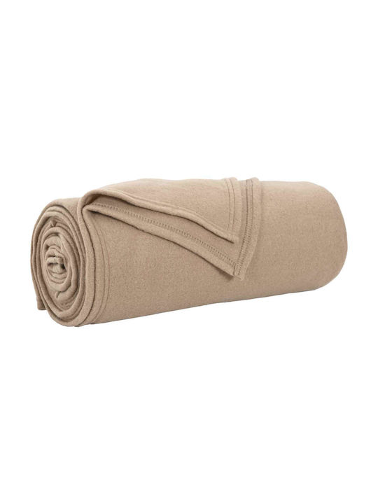 vidaXL Decken & Couchdecken Zweisitzer-Sofa Überwurf Fleece 270x240cm Giraffe