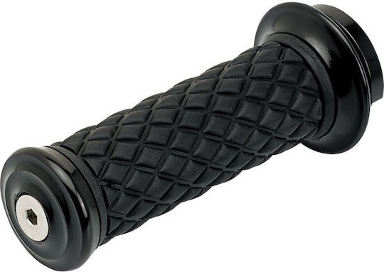 Biltwell Motorradlehenker Griffe Harley Davidson 1" Durchmesser Lenker Alumicore Griffe Schwarz