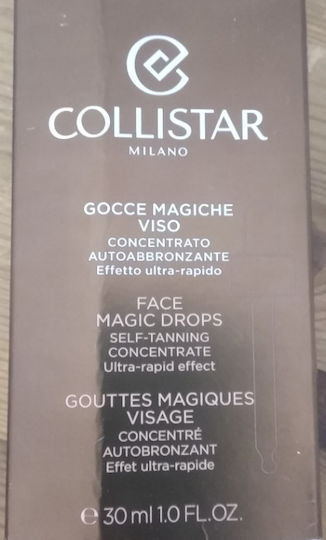 Collistar Uomo Magic Picături Autobronzante Pentru Față 30ml