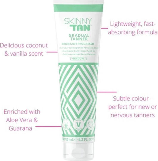 Skinny Tan Gradual Tanner Self Tanning Κρέμα Σώματος 125ml