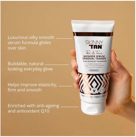 Skinny Tan and Tone Wonder Serum Self Tanning Serum Σώματος 200ml