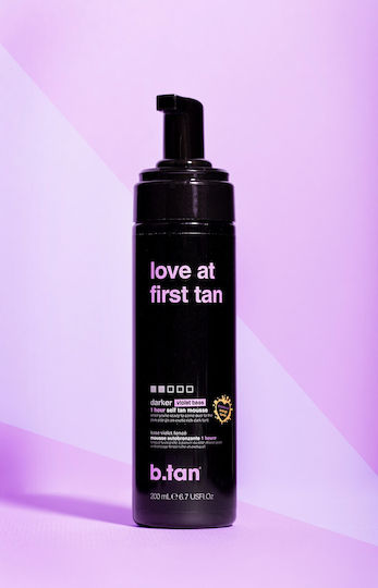 B.Tan Love At First Tan Selbstbräuner Mousse Körper Ultra Dunkel 200ml