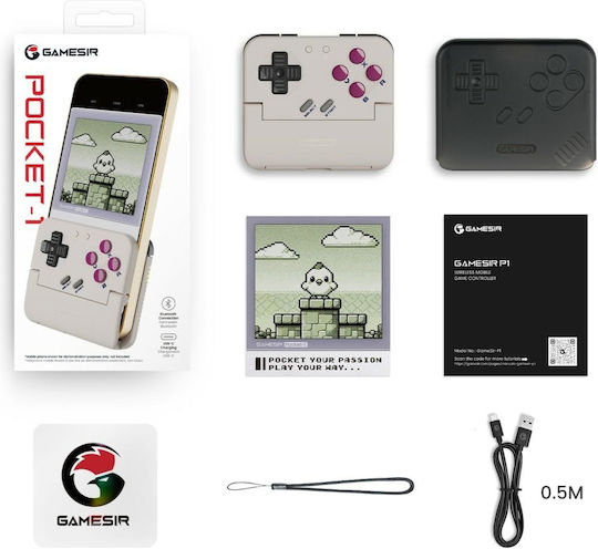 Gamesir Pocket Taco Wireless Gamepad for Android / iOS White