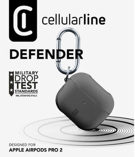 Cellular Line Калъф в черен цвят за Apple AirPods Pro