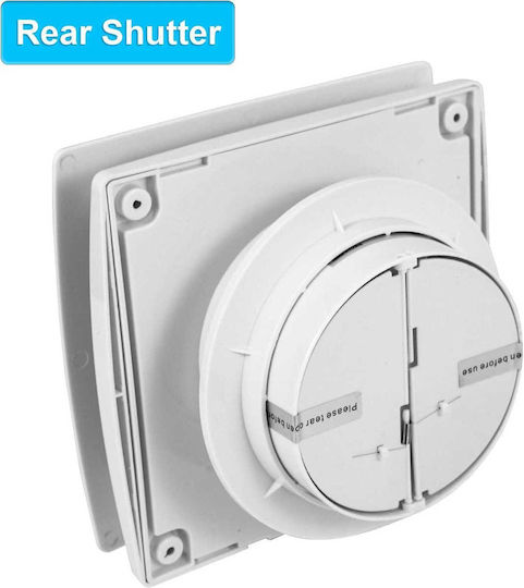 Silent Wall Bathroom Ventilator 150mm